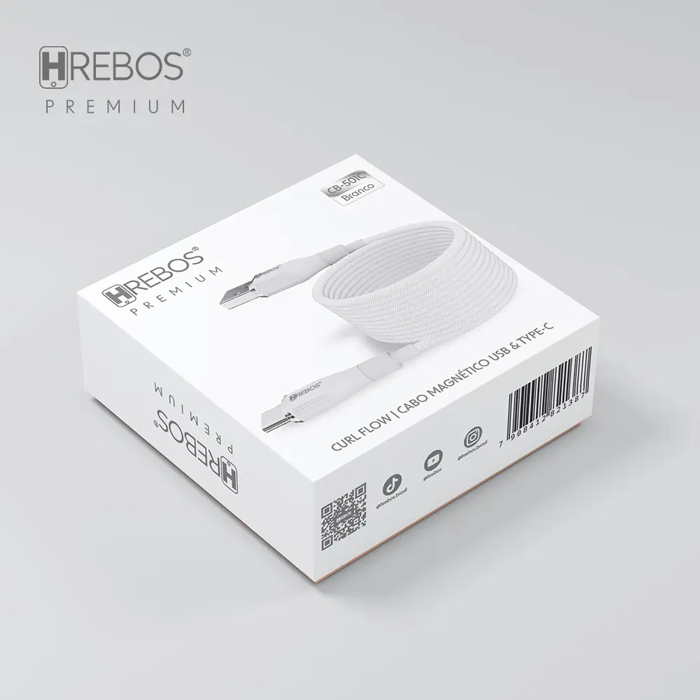 Cabo HRebos Magnético Premium CB-501C