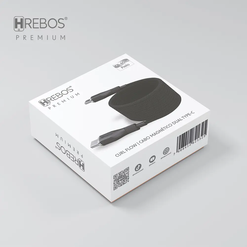 HRebos Cabo Magnético PREMIUM CB-602C 1.8 m