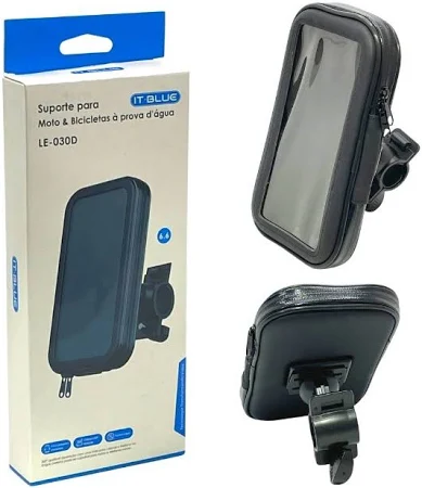 Suporte Capa De Celular A Prova D'Água Para Moto Ou Bicicleta LE-030D IT-BLUE