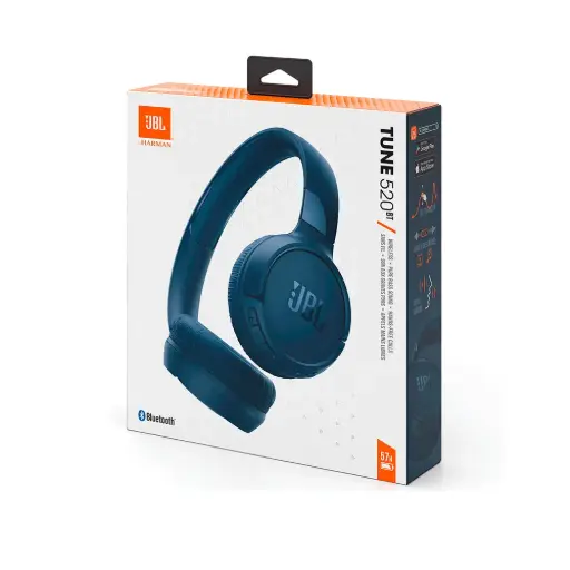 Headphone JBL Tune 520BT Bluetooth Azul
