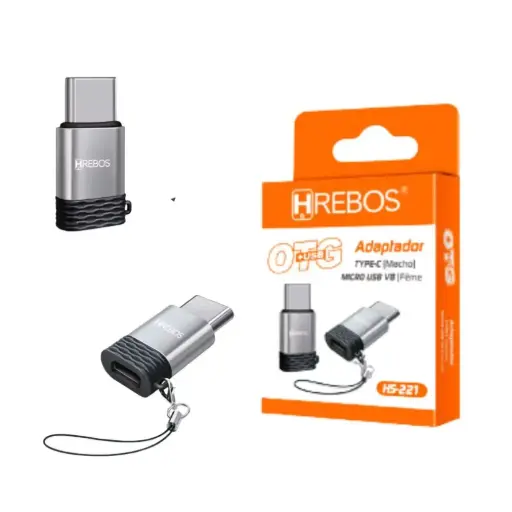 Adaptador OTG HRebos hs224 Lightninng - Tipo C