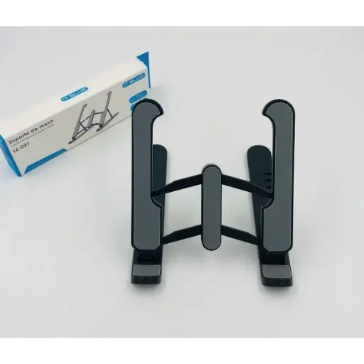 Suporte universal de mesa dobravel para smartphone e tablet LE-031