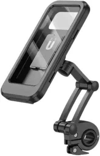 Suporte Celular Moto Bike Bicicleta Guidão Prova D'água Universal Impermeável Antiqueda Antifurto Tomate