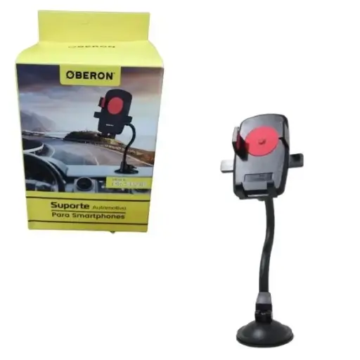 SUPORTE VEICULAR P/ SMARTPHONES 3.5" A 6" OBERON OR-SP219