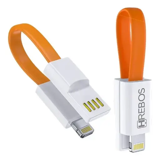 Cabo Chaveiro Portátil Mini USB/Lightning Carregar HRebos 269 x 271